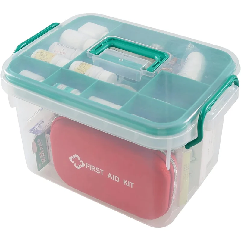 FIRST AID BOX PLASTIC LAR/EMPT