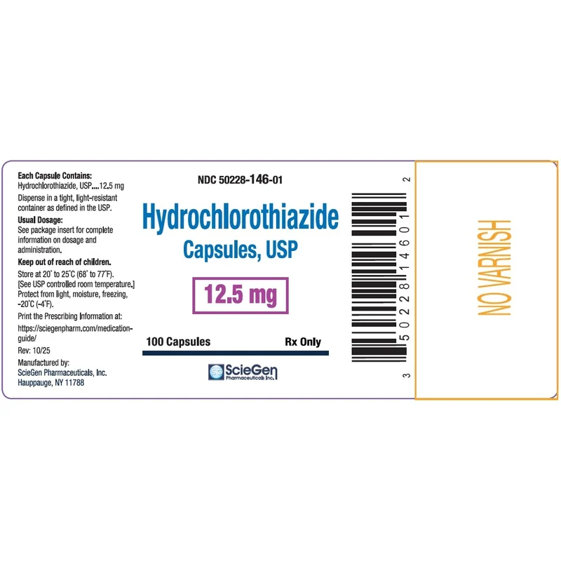 HYDROCHLOROTHIZIDE 100'S