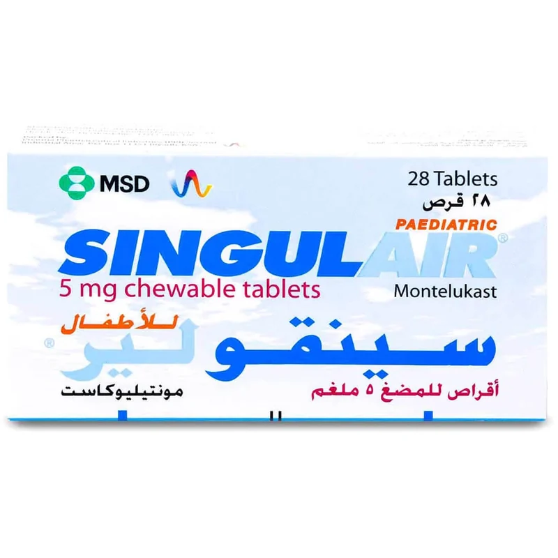 SINGULAIR 5MG 1X1 28'S CHEW