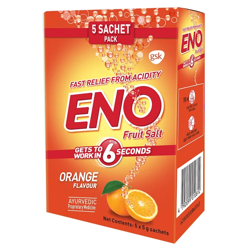 ENO ORANGE FLAVOUR 10SATCHETS