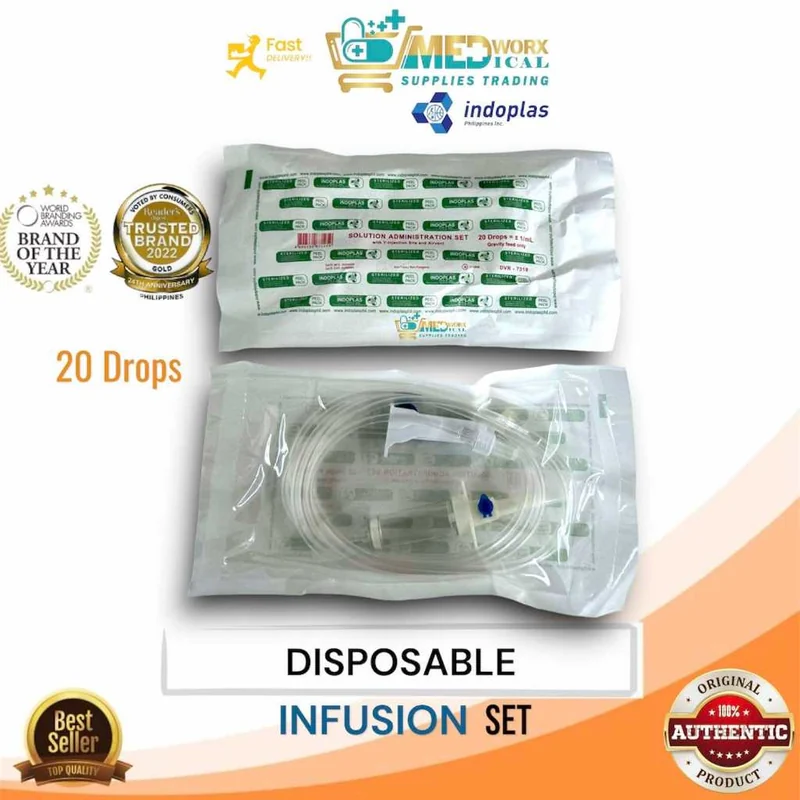 INFUSION SOLUTION SET 60 DROPS