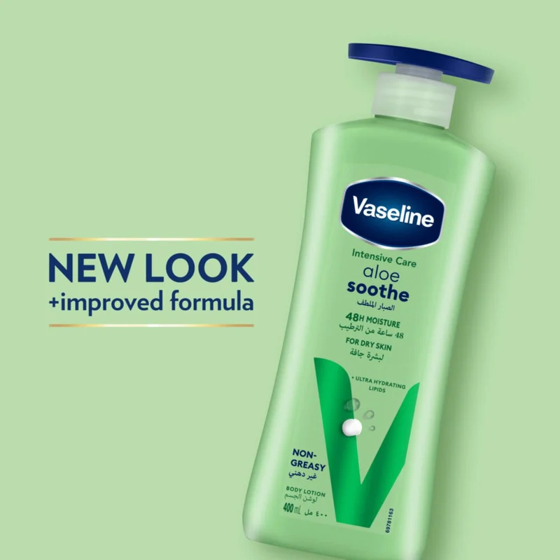 VASELINE B/LOTION ALOE SOOTHE