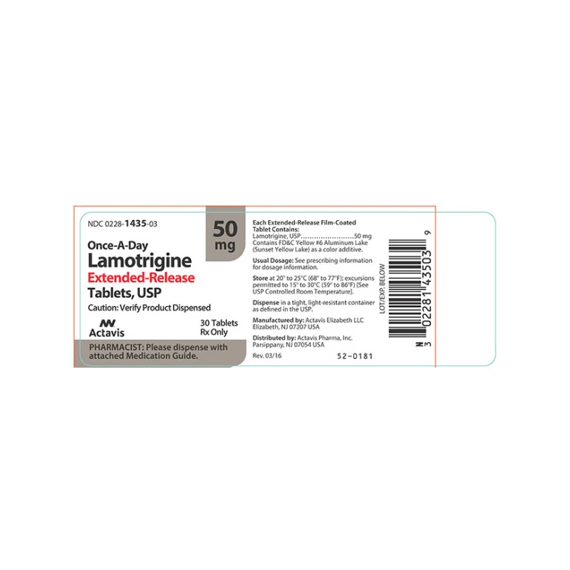 EPITEC 50MG 1X1 LAMOTRIGINE