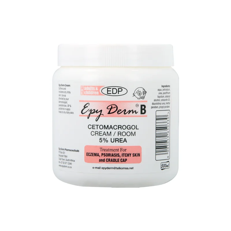 EPY DERM B WTH 5% UREA 500ML