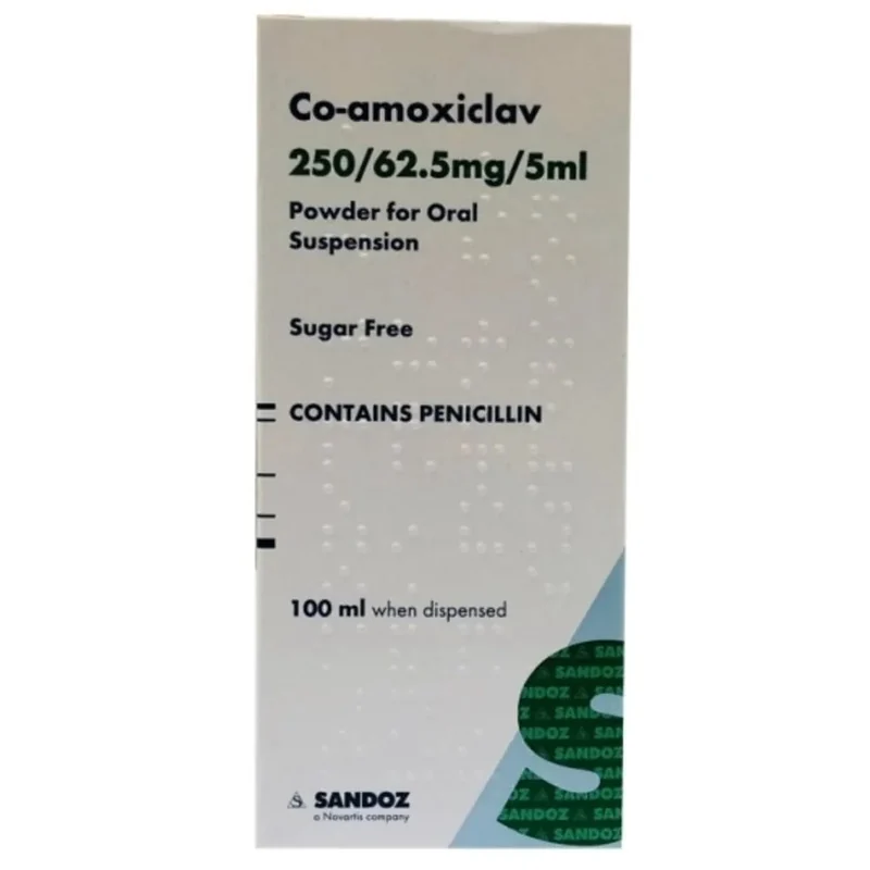 CO-AMOXYCLAV S 100ML SANDOZ