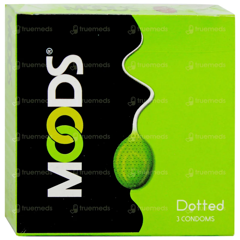 MOODS CONDOM DOTTED 3S