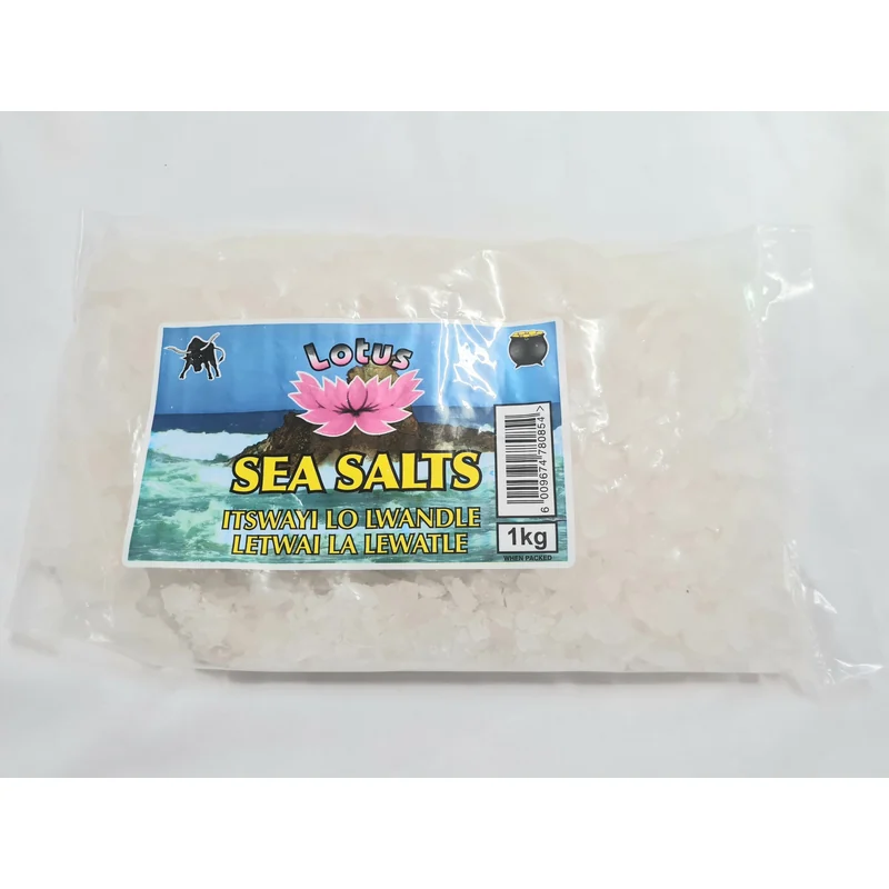 SEA SALT 1KG LOTUS ASS COLOURS