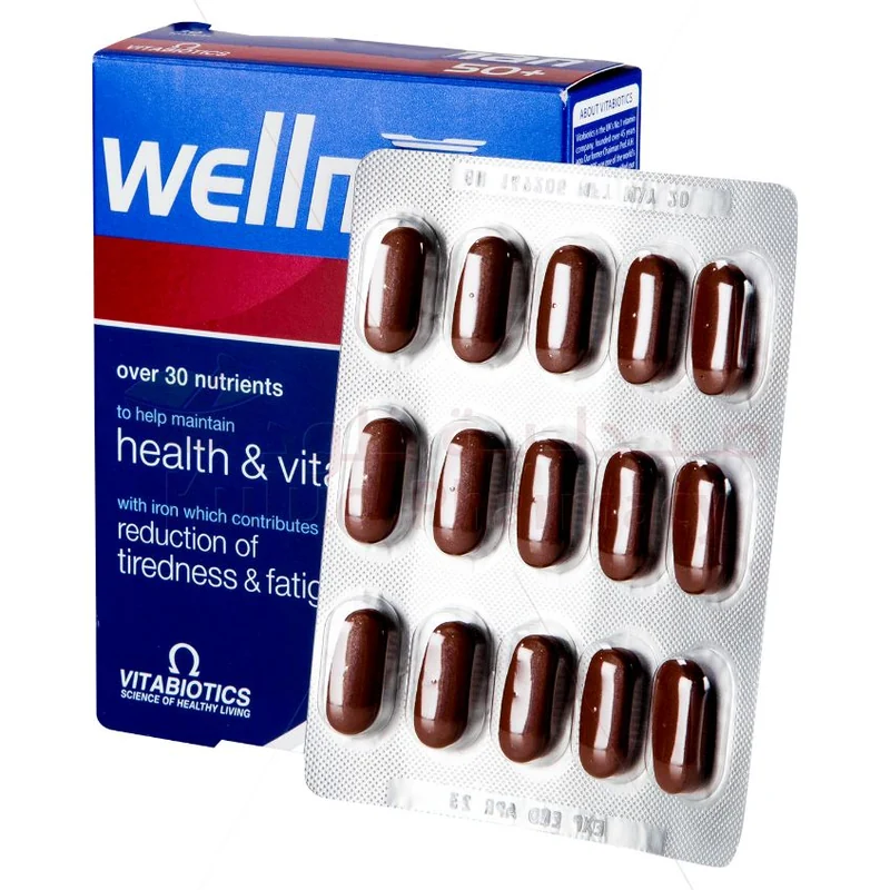 WELLMAN 50+ TABS 30S