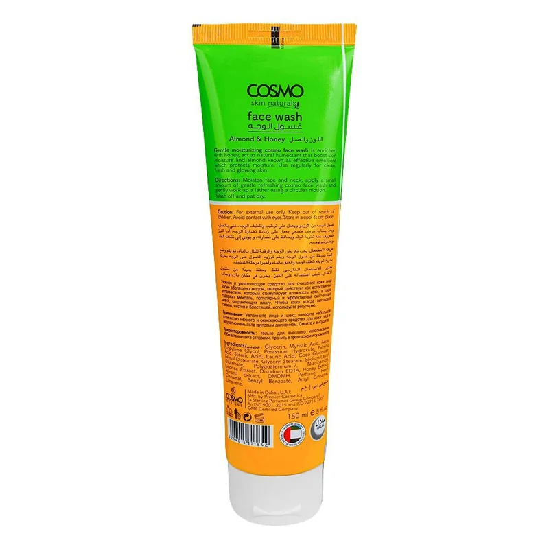 FACEWASH COSMO ALM+HONY 150ML