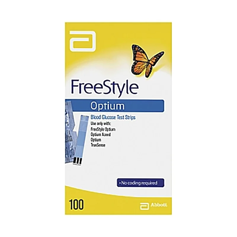 OPTIUM FREESTYLE T/STRIPS 100S
