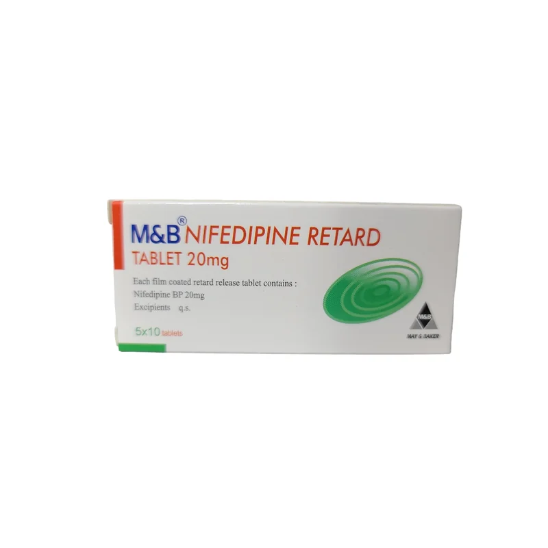 NIFEDIPINE 20MG 10S CALCI/RETA