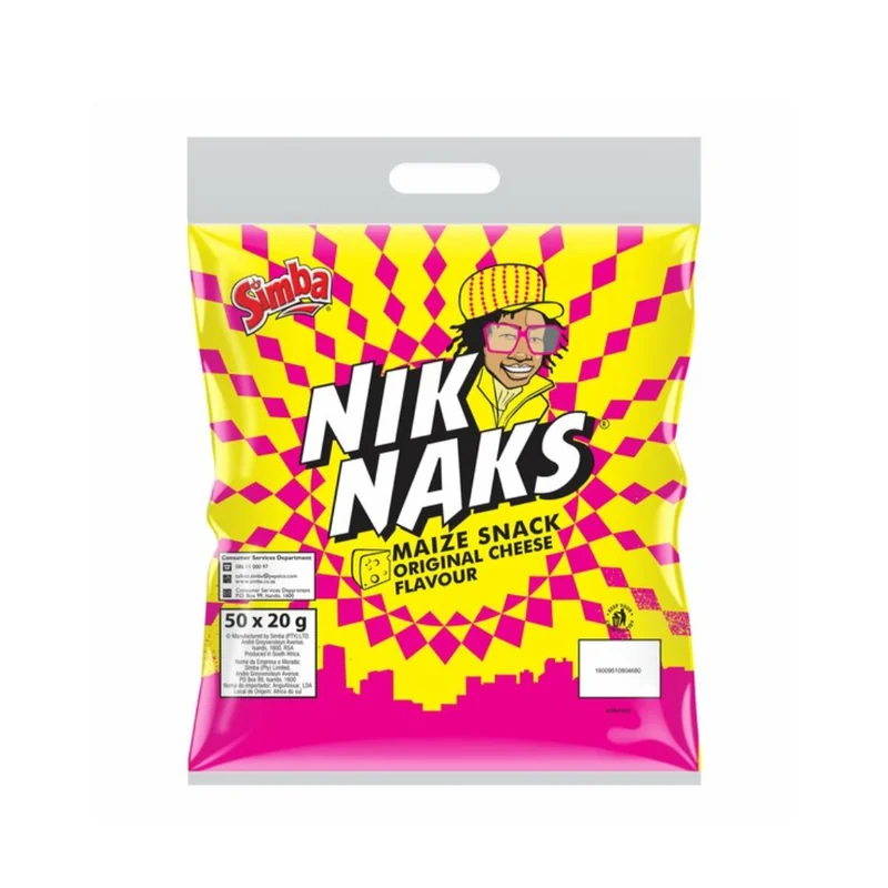 NIK NAKS ORG CHEESE 20G