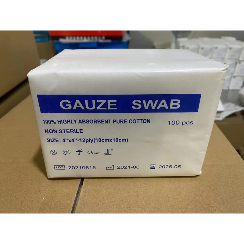 GAUZE SWABS 5CMX5CM 8PLY