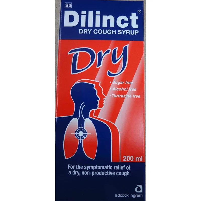 DILINCT DRY COUGH SYRUP 200ML