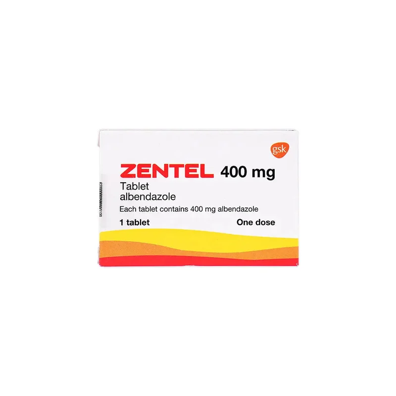 ZENTEL 1 TAB SINGLE DOSE 400MG