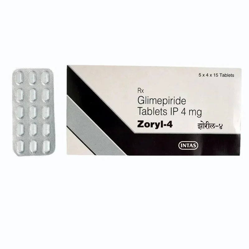 GLIMEPIRIDE 4MG TABS 30S ZORYL