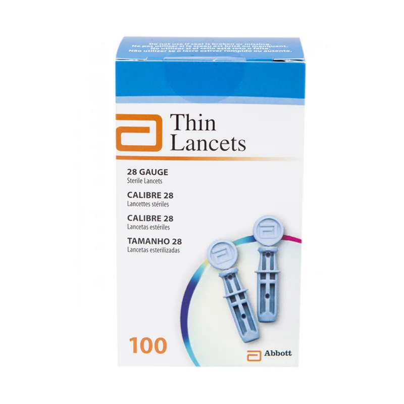 LANCETS THIN ABBOTT 28G 1X1