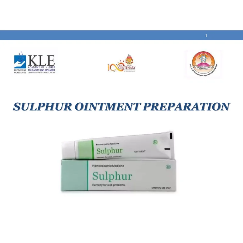 SULPHUR OINT 20GM ELYS