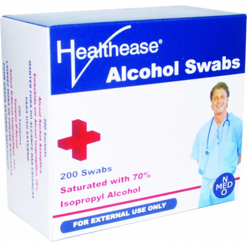 ALCOHOL SWABS 200S HEALTHEASE