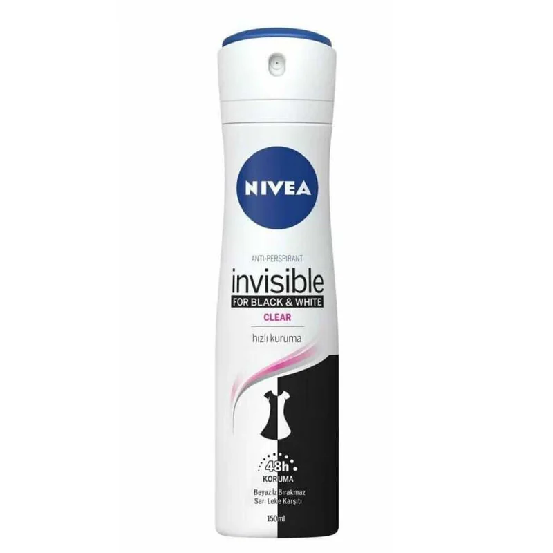 NIVEA DEO INV 150ML CLEAR