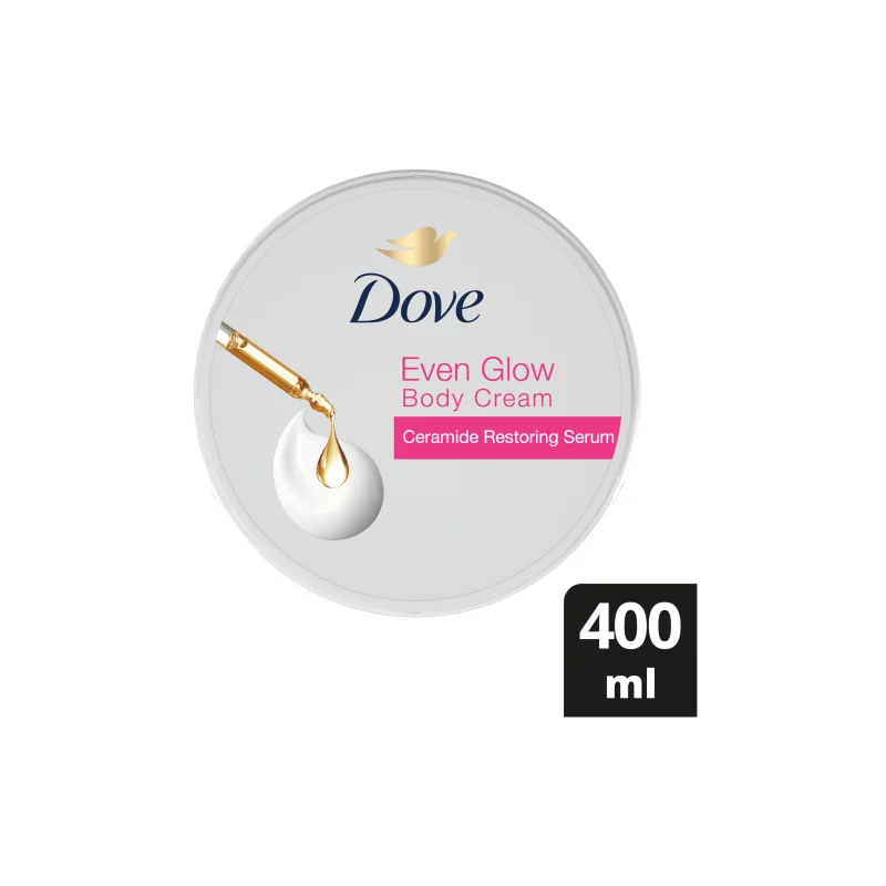 DOVE EVEN GLOW B/CREAM 400ML
