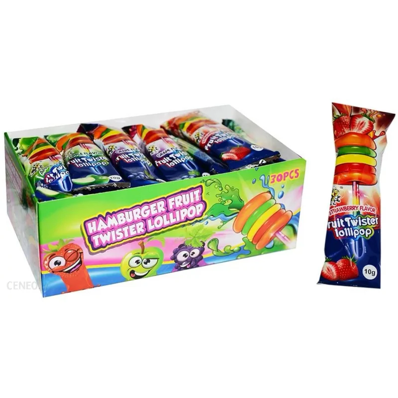 FRUIT TWISTER LOLLIPOP APPL10G