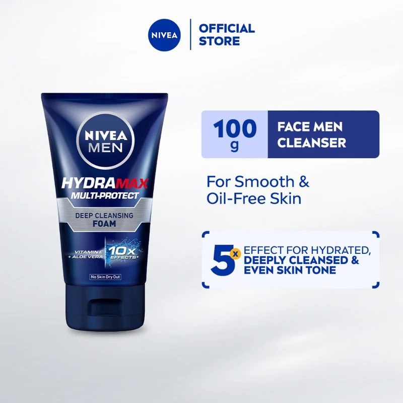 NIVEA MEN D/ FACE CLEANSER 100
