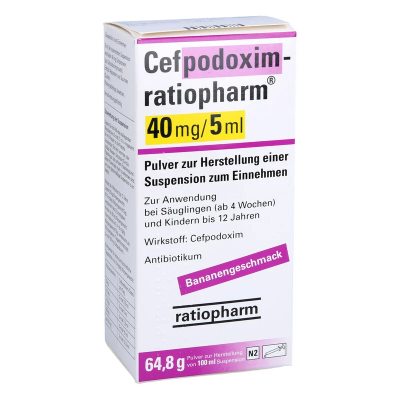CEFPODOXIME 100ML SUS 40MG/5ML
