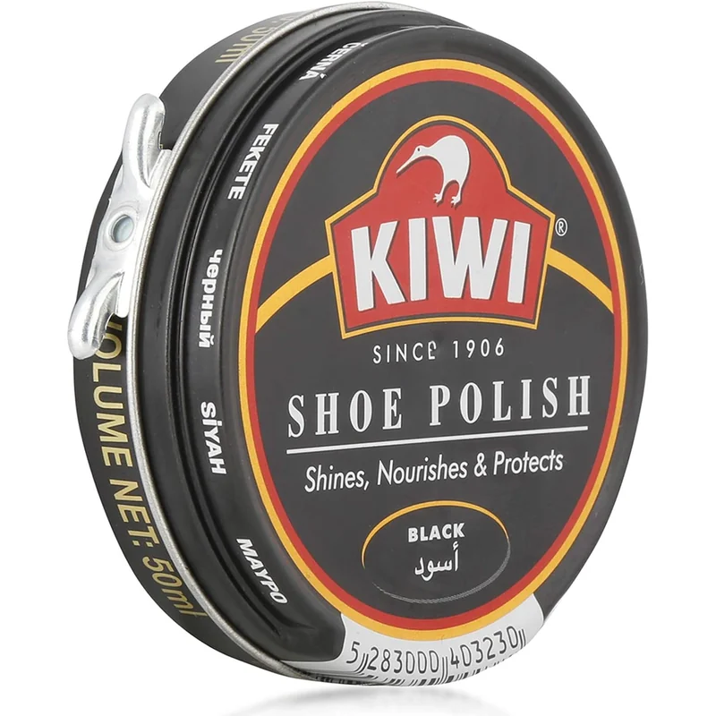 KIWI BLACK SHOE POLISH 50ML