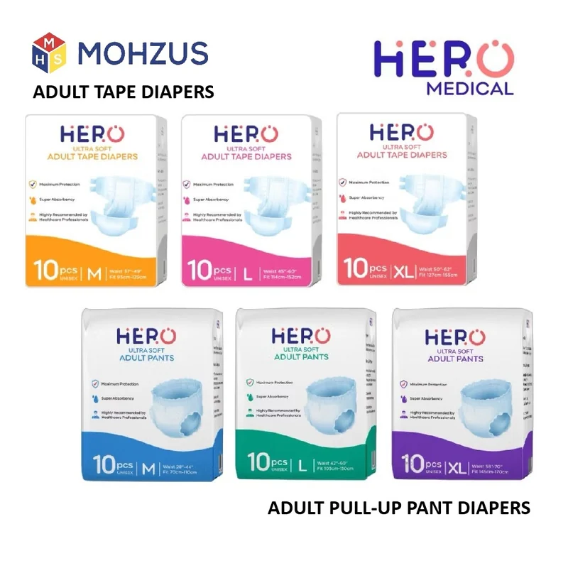 ADULT DIAPERS L 10S