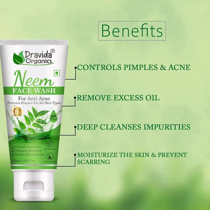 BIO NEEM F/WASH ACNE PRONE 100