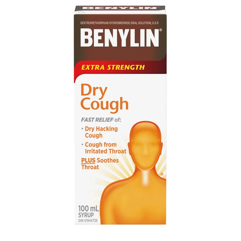 BENYLIN DRY COUGH SYRUP 100ML