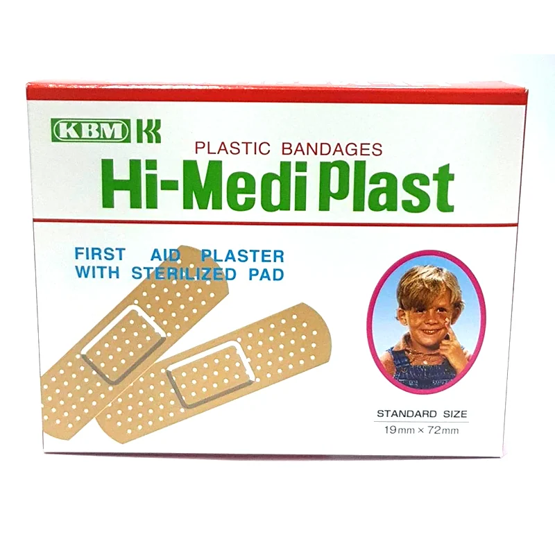 HI-MEDI PLAST STRIPS 19MMX72MM