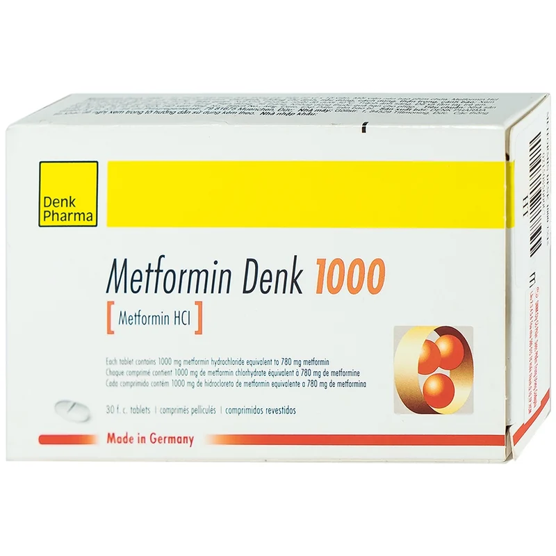 METFORMIN-DENK 1000MG 10S