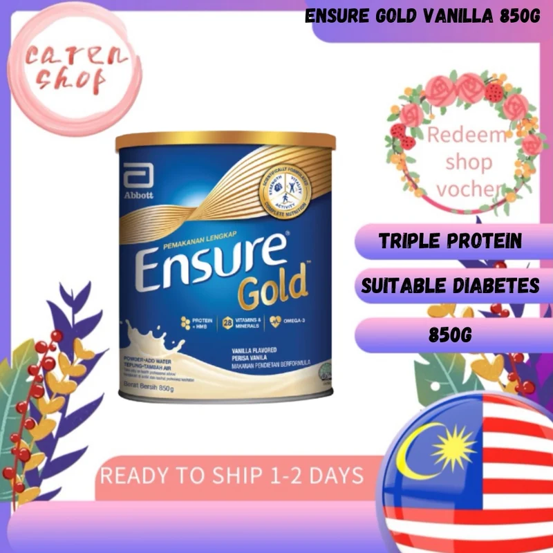 ENSURE GOLD VANILLA 850G