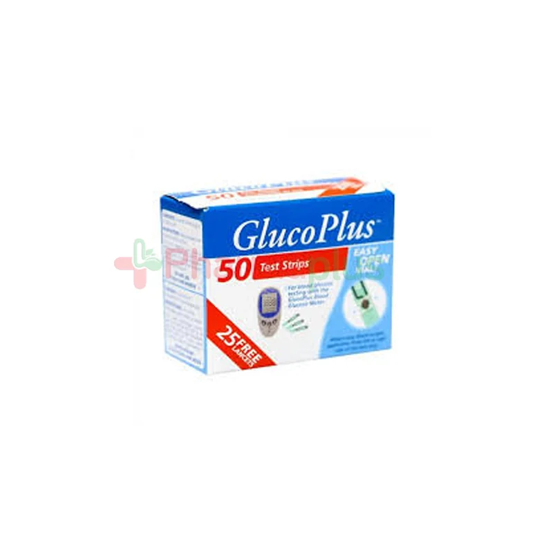 GLUCOPLUS 25'S TEST STRIPS
