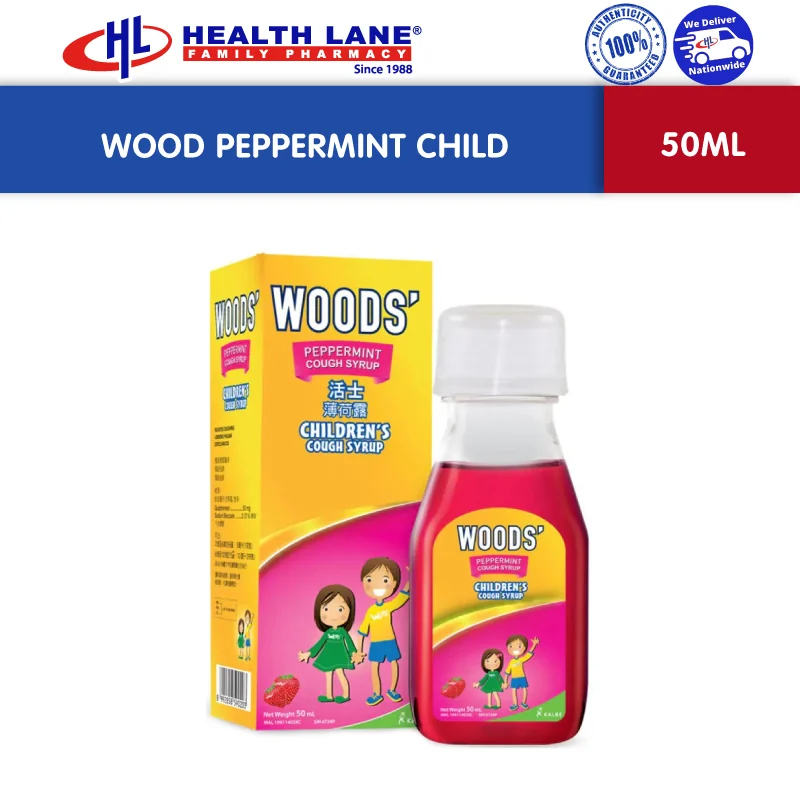 WOODS PEP/MINT CHILD 50ML
